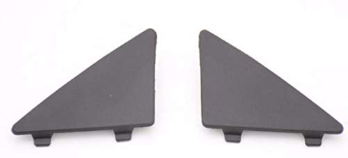Pair Bumper Triangle Trim Tow Eye Cover Cap Fits Mazda 3 Axela 2014-2017