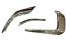 Front Bumper Molding Trim Chrome 3 Pcs Set Fits Mitsubishi Outlander 2016-