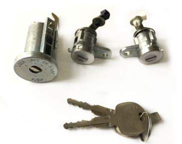 Ignition Cylinder & Door Lock Key Set Fits Isuzu Npr Nqr Nkr Elf 1994-2007