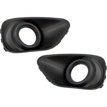 Front Right & Left Side Fog Light Lamp Bezels Fits 11-16 Jeep Compass