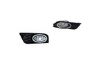Pair Fog Driving Light Fog Lamp & Fog Lamp Cover Fits Honda Civic 2011-2013