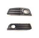 Pair Front Bumper Fog Light Grille Grill Cover Fits Audi A4 B8 A4L 2009-2012