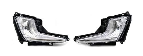 Pair 2 Pcs Front Bumper Fog Light Fog Lamp Fits Kia Rio K2 2012-2014