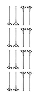 16 Pcs Set Inlet & Outlet Valve Fits Citroen C3 C4 Xsara Peugeot 206 207 307 Partne 1.6 16V Tu5Jp4