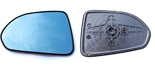 Pair Wing Side Mirror Glass Len With Base Fits Honda Jazz compatible with Gd City 2003-2007