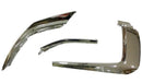 Front Bumper Molding Trim Chrome 3 Pcs Set Fits Mitsubishi Outlander 2016-