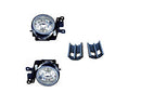 Pair Fog Lamp Light & Grille (Left & Right) Fits Mitsubishi Pajero/Montero Sport 1998-2009