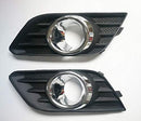 Pair Front Bumper Foglight Cover Grille Fits Vauxhall Opel Mokka 12-16