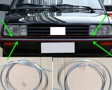 Front And Rear Bumpers Light Bar Decoration Strip Fits Vw Santana