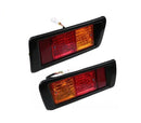 2 X Rear bumper reflector lamp Fits Toyota Land Cruiser 90 RZJ95 RZJ90 VZJ95 KZJ95 1996 to 2008